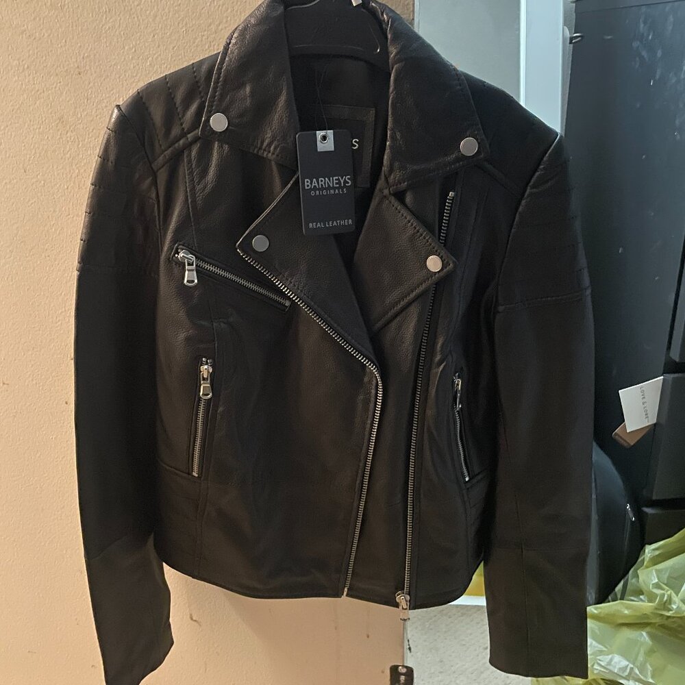 Barney's Women Genuine Leather Jacket (BNWT)
